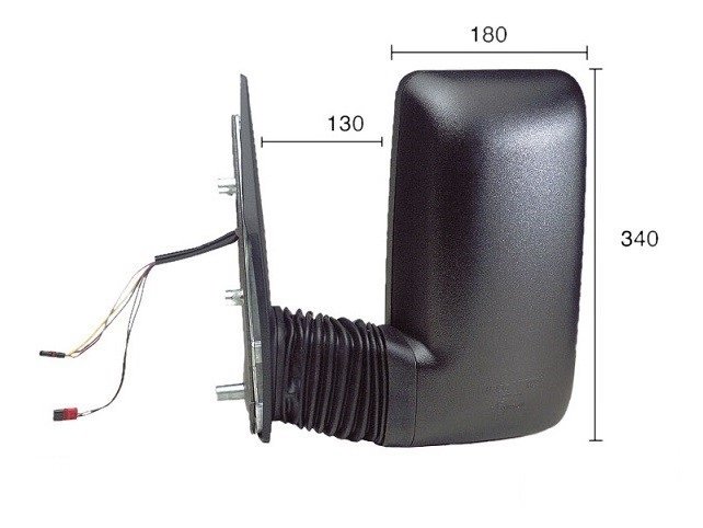 Acessar a peça Espelho esquerdo elétrico, aquecido + sonda [médio]