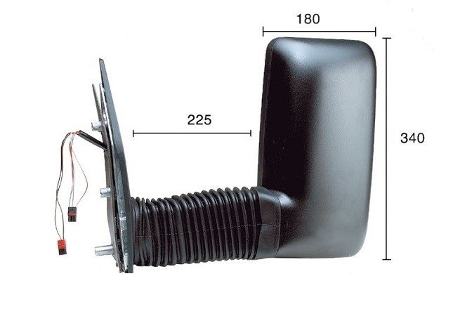 Acessar a peça Espelho esquerdo elétrico, aquecido + sonda [longo]