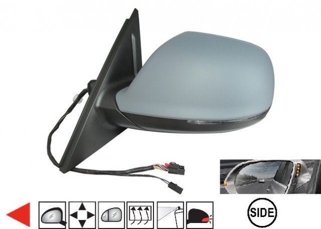 Acessar a peça Potência do espelho esquerdo, aquecido, preparado + pisca [grande angular] [bsd]