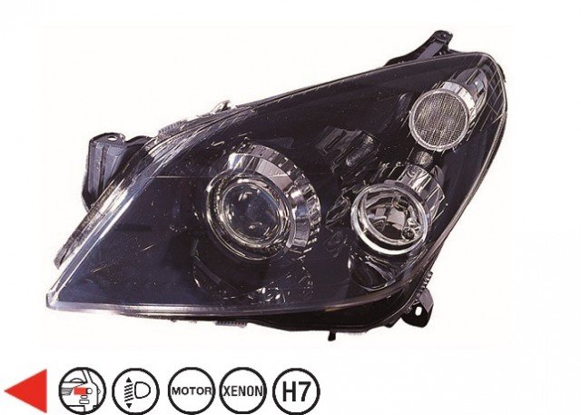 Acessar a peça D2S+H7 Farol esquerdo BI-XENON