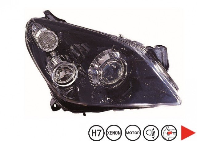Acessar a peça D2S+H7 BI-XENON farol direito