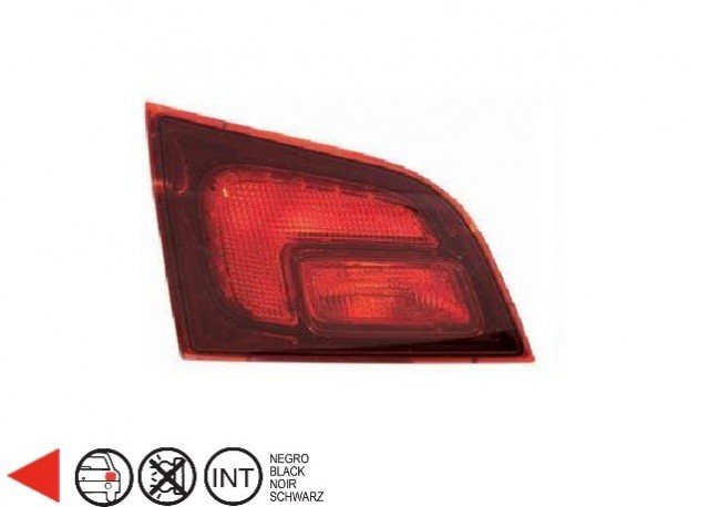 Acessar a peça Grupo optico interior traseiro esquerdo base preta tipo viste familiar