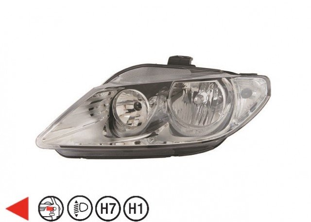 Acessar a peça Farol esquerdo eletrico h1+h7