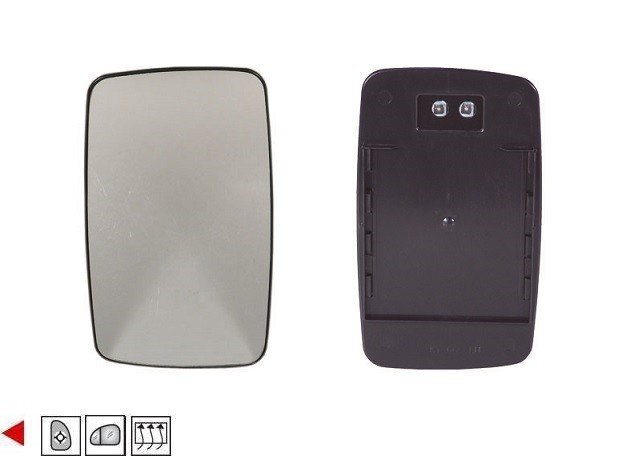 Acessar a peça Vidro do espelho esquerdo + suporte [grande angular]