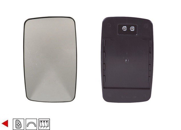 Acessar a peça Vidro + suporte do espelho retrovisor esquerdo térmico
