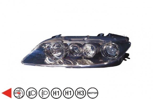 Acessar a peça Farol esquerdo com nevoeiro eletrico com motor/preto h1+h3+h1+py21w+w5w Acessar a peça Farol esquerdo com nevoeiro eletrico com motor/preto h1+h3+h1+py21w+w5w