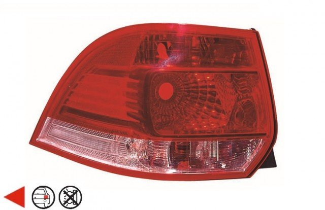 Acessar a peça Farolim traseiro exterior esquerdo SW