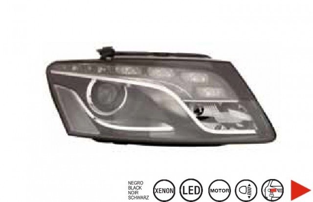Acessar a peça Farol direito led eletrico com motor/base preta d3s+ph24wy tipo k Acessar a peça Farol direito led eletrico com motor/base preta d3s+ph24wy tipo k