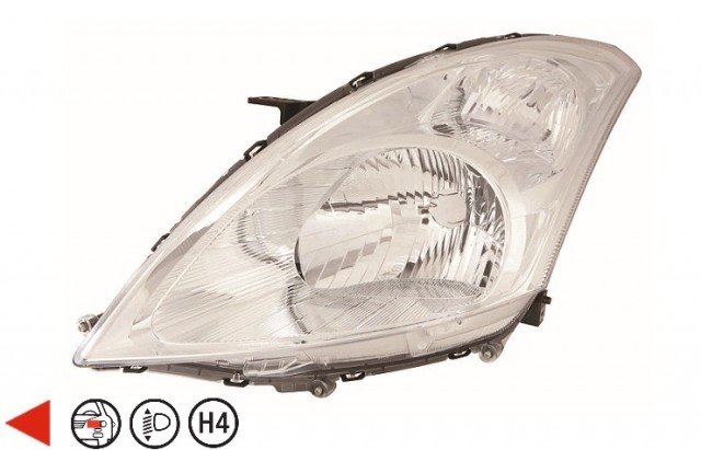 Acessar a peça Farol esquerdo H4