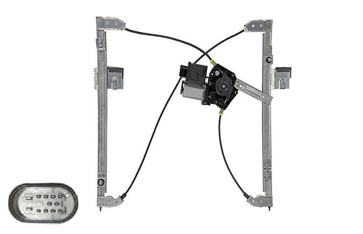 Acessar a peça Elevador vidro frente esquerdo eletrico com motor confort 4portas 12 pins