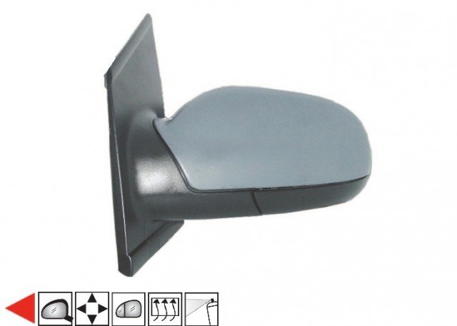 Acessar a peça Espelho esquerdo elétrico aquecido preparado [grande angular] ->2009