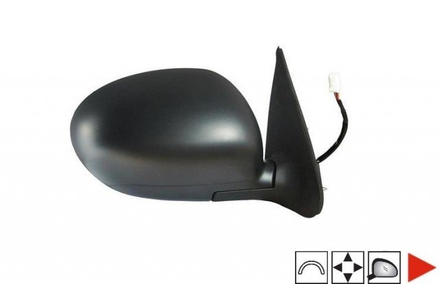 Acessar a peça Espelho direito eletrico, convexo, 3 pins Acessar a peça Espelho direito eletrico, convexo, 3 pins