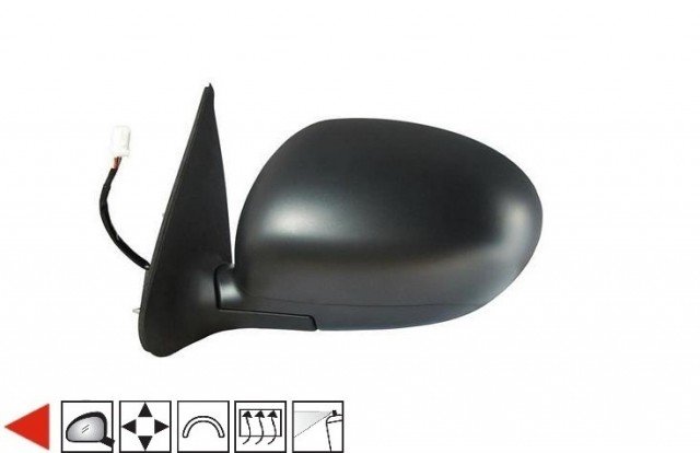 Acessar a peça Espelho retrovisor elétrico esquerdo, convexo, aquecido, preparado (5 pinos)