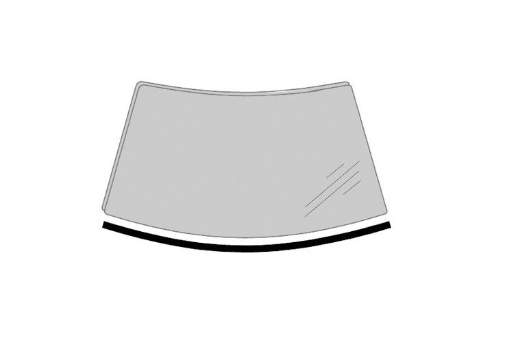 Friso inferior para-brisas