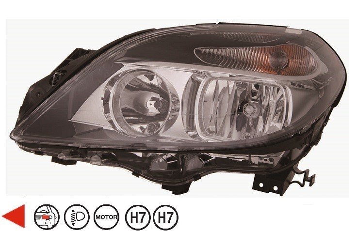 Farol esquerdo h7+h7 pour MERCEDES CLASE B Farol esquerdo h7+h7 pour MERCEDES CLASE B