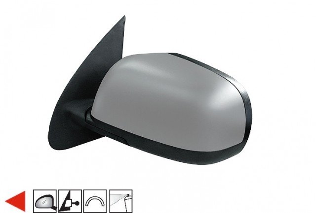 Acessar a peça Espelho esquerdo mecânico, convexo, preparado