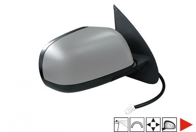 Acessar a peça Espelho direito, completo, eletrico, convexo, preparado