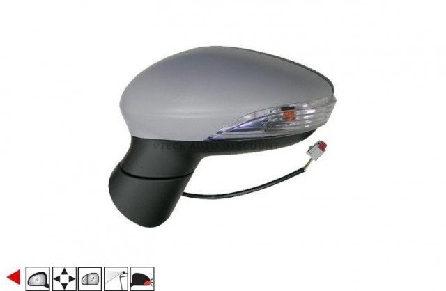 Acessar a peça Espelho esquerdo eletrico, asferico, preparado, com pisca