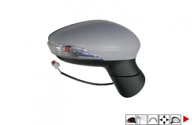 Acessar a peça Espelho direito eletrico, convexo, preparado, com pisca