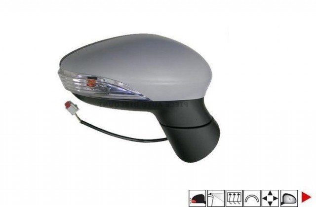 Acessar a peça Espelho direito eletrico, convexo, termico, preparado, com pisca, 6 pins