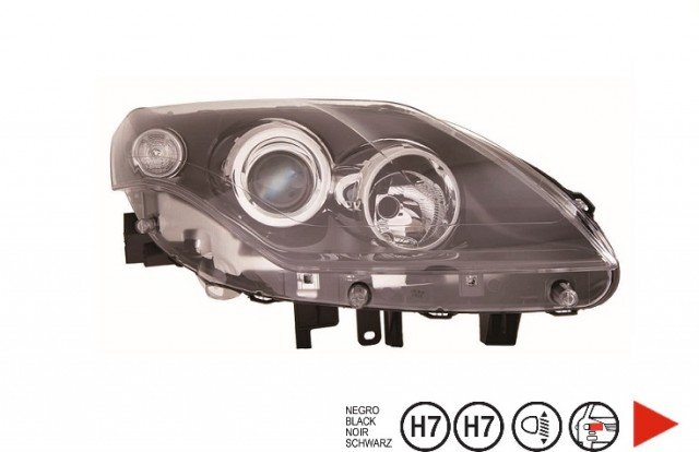 Acessar a peça Farol direito h7+h7 [preto]
