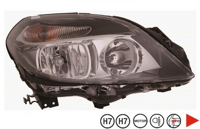 Acessar a peça Farol direito eletrico com motorh7+h7+py21w+w5w tipo a Acessar a peça Farol direito eletrico com motorh7+h7+py21w+w5w tipo a