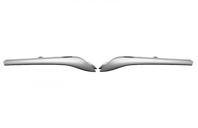 Acessar a peça Kit frisos superiores grelha frente cinzentoes