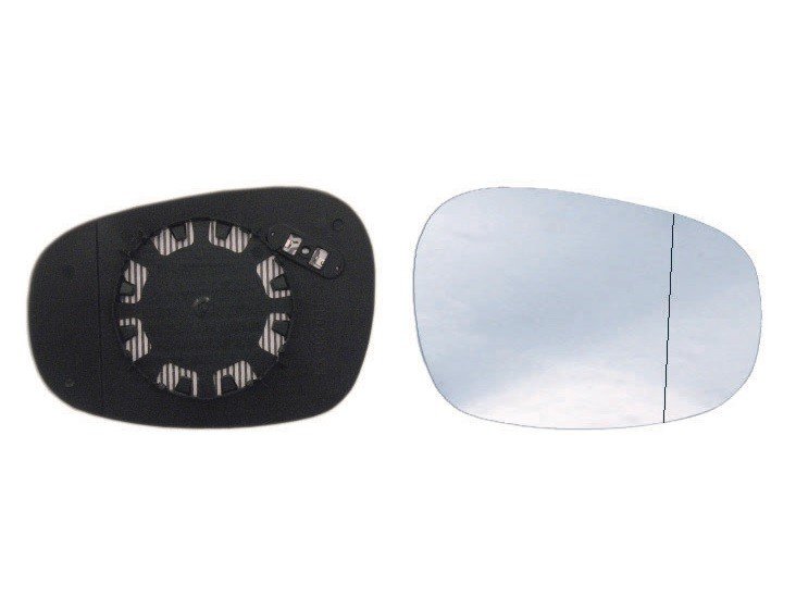 Acessar a peça Vidro com suporte direito asferico, azul, termico