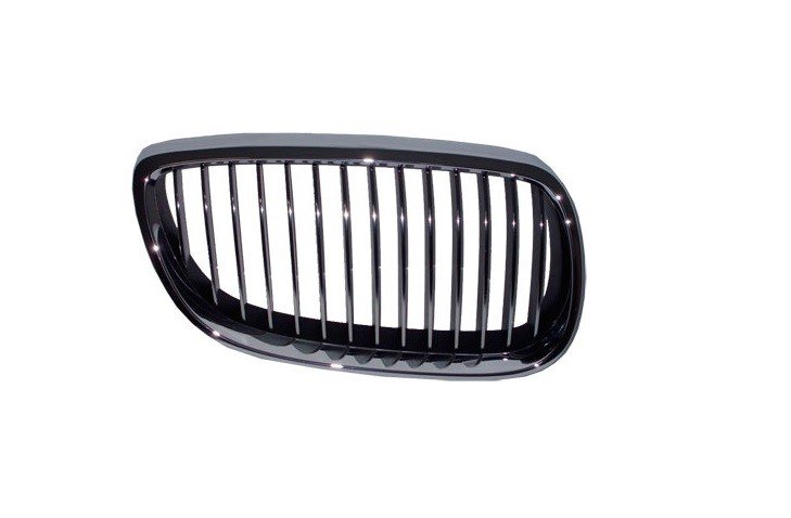 Acessar a peça Grelha frente esquerda quadro/lamas cromadas