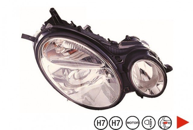 Acessar a peça Farol direito eletrico h7+h7