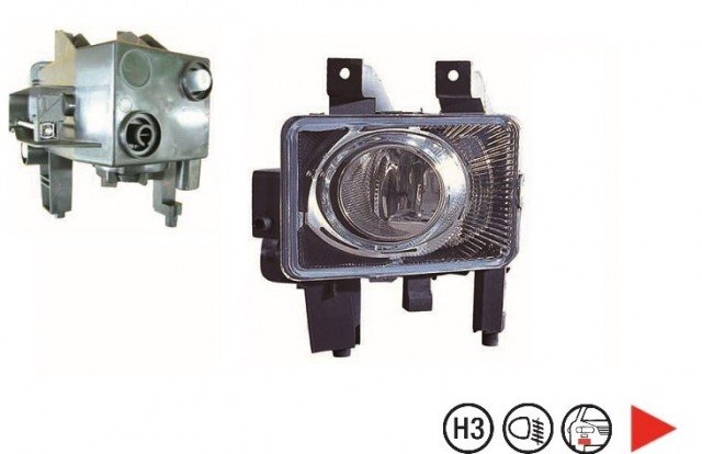 Acessar a peça Projetor de nevoeiro direito