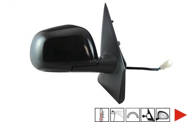 Acessar a peça Espelho elétrico direito, aquecido, preparado + sonda