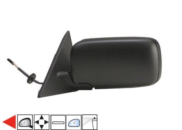 Acessar a peça Espelho esquerdo eletrico, plano, azul, preparado, 2 portas