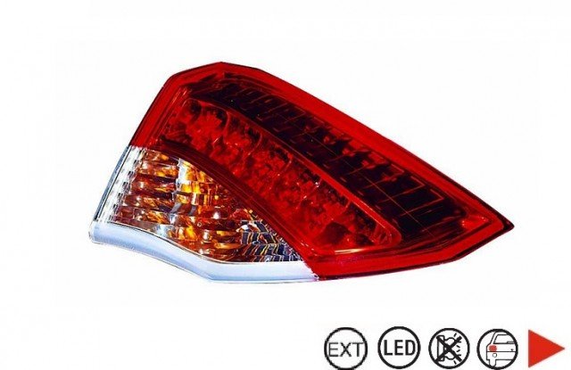 Acessar a peça Grupo optico exterior traseiro direito led w16w ->2011