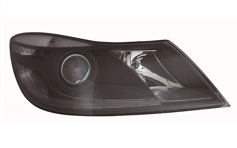 Acessar a peça Farol reto H1+H7 [Preto]