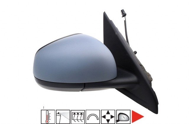 Acessar a peça Espelho retrovisor direito elétrico, aquecido, preparado + sonda