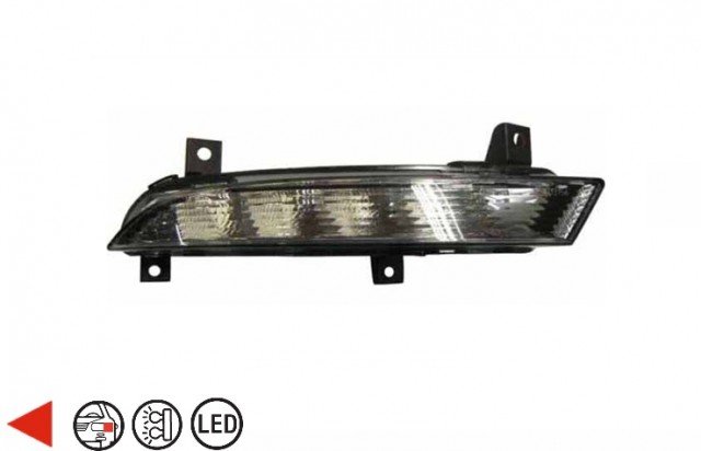 Acessar a peça Pisca frontal esquerdo luz dedia led tipo z