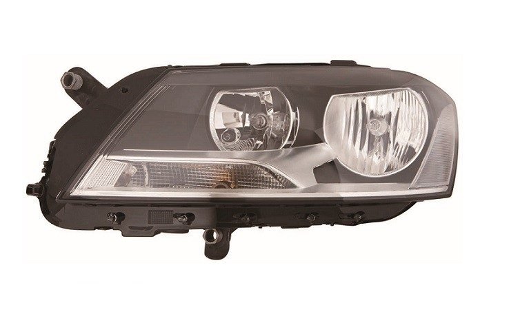 Acessar a peça Farol esquerdo eletrico com motor/base preta h7+h7+py21w+w5w