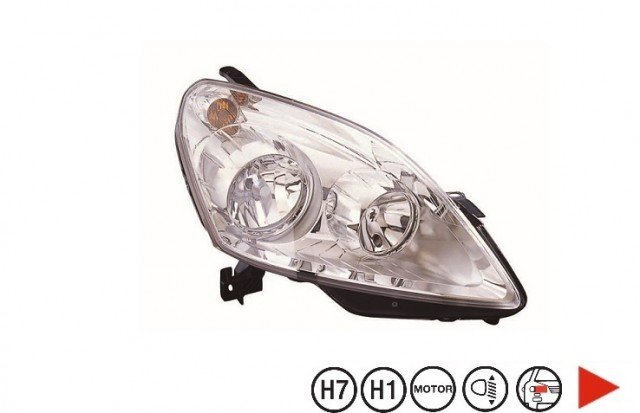 Acessar a peça Farol direito eletrico base cromada h1+h7+h21w+w5w 07/2008-> Acessar a peça Farol direito eletrico base cromada h1+h7+h21w+w5w 07/2008->