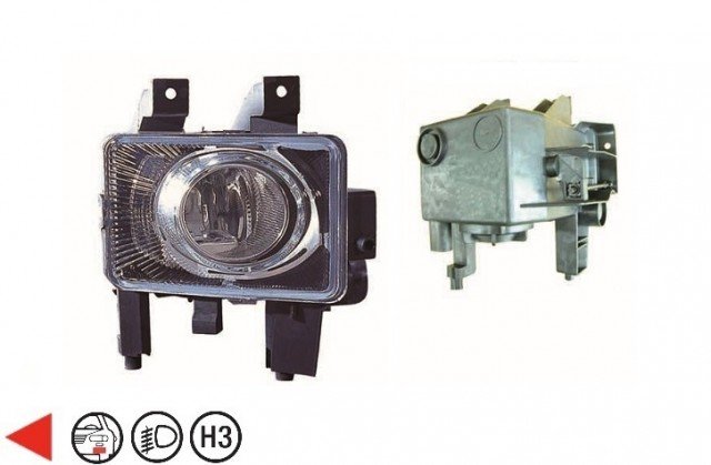 Acessar a peça Projetor de nevoeiro esquerdo