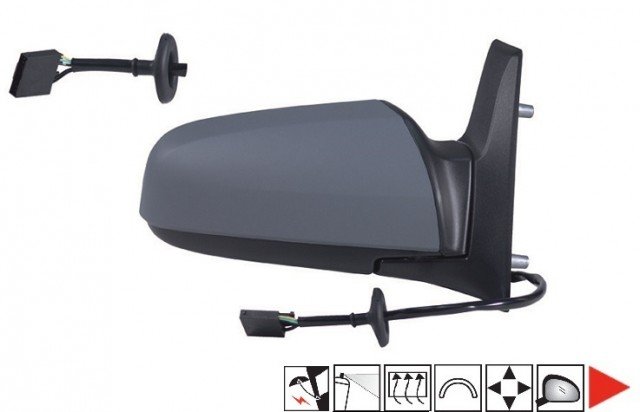 Acessar a peça Espelho direito eletrico, convexo, termico, preparado, guardalamatible