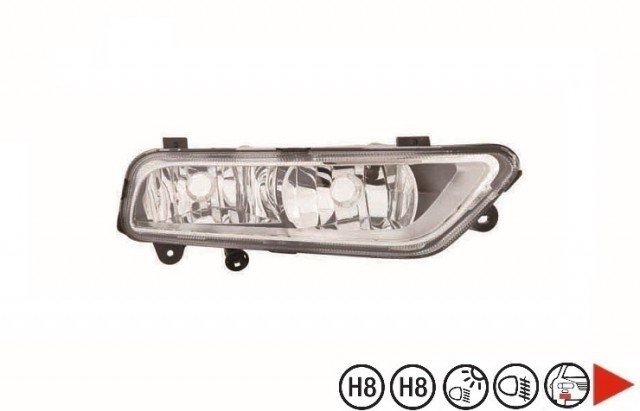 Acessar a peça Luz nevoeiro direito com luz de dia/h8/h8 tipo he