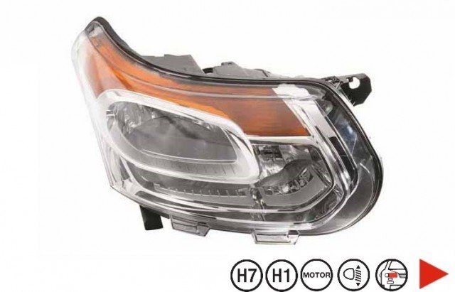 Acessar a peça Farol direito eletrico com motorh7+h1+h21w+w5w tipo he