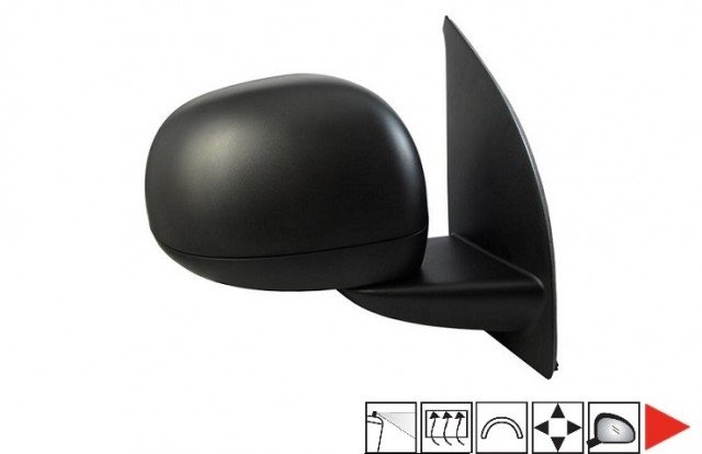 Acessar a peça Espelho direito eletrico, convexo, termico, preparado, 5 pins