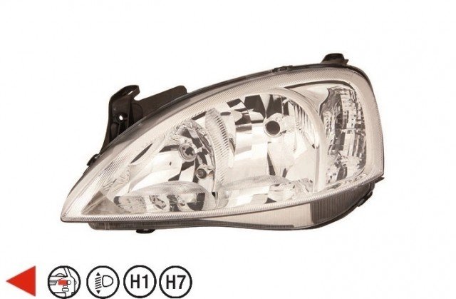 Acessar a peça Farol esquerdo h1+h7 [montagem tipo valeo]