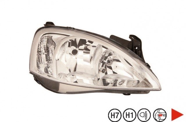 Acessar a peça Farol direito h1+h7 [montagem tipo valeo]