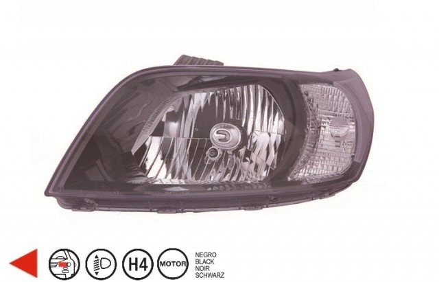 Acessar a peça Farol esquerdo h4 [preto]