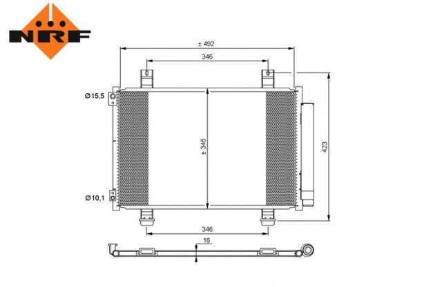 Acessar a peça Condensador climatização 1,0l - 1,2l Acessar a peça Condensador climatização 1,0l - 1,2l