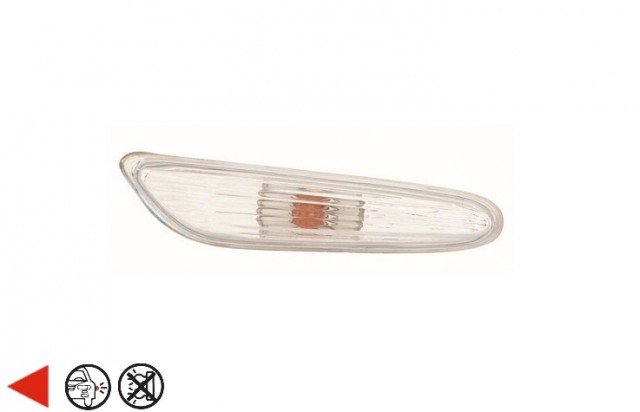 Acessar a peça Pisca branca frontal esquerda do repetidor