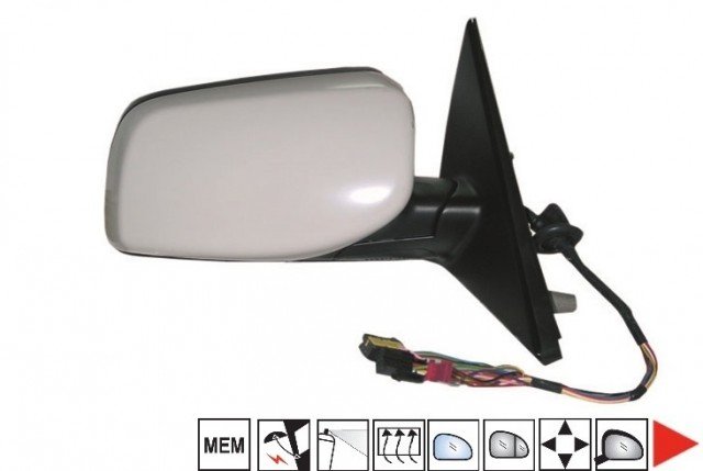 Acessar a peça Espelho direito eletrico,asferico,azul,termico,preparado,guardalamatible,com memoria,11 pins